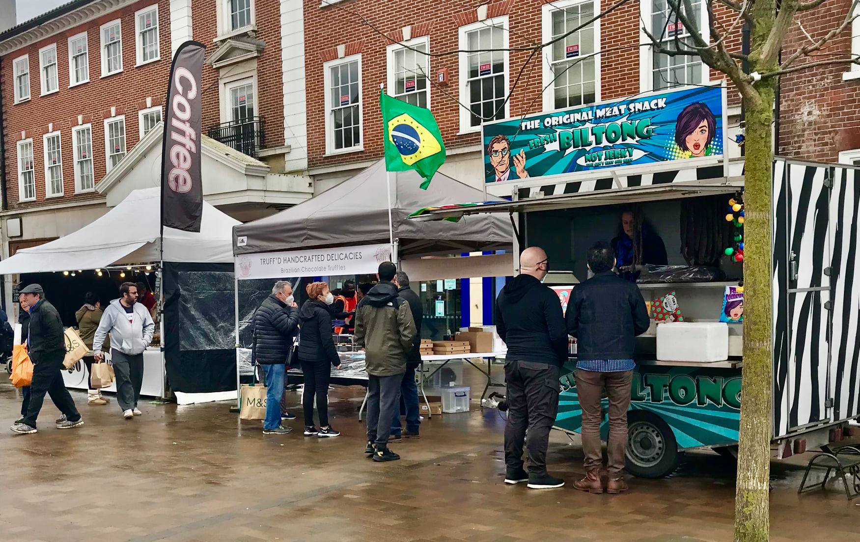 SA Food at Taste of The World Market in Epsom South Africans UK