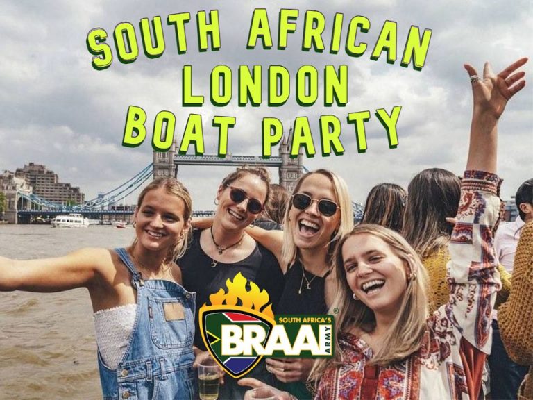London Boat Party + Springboks vs Wales viewing Party