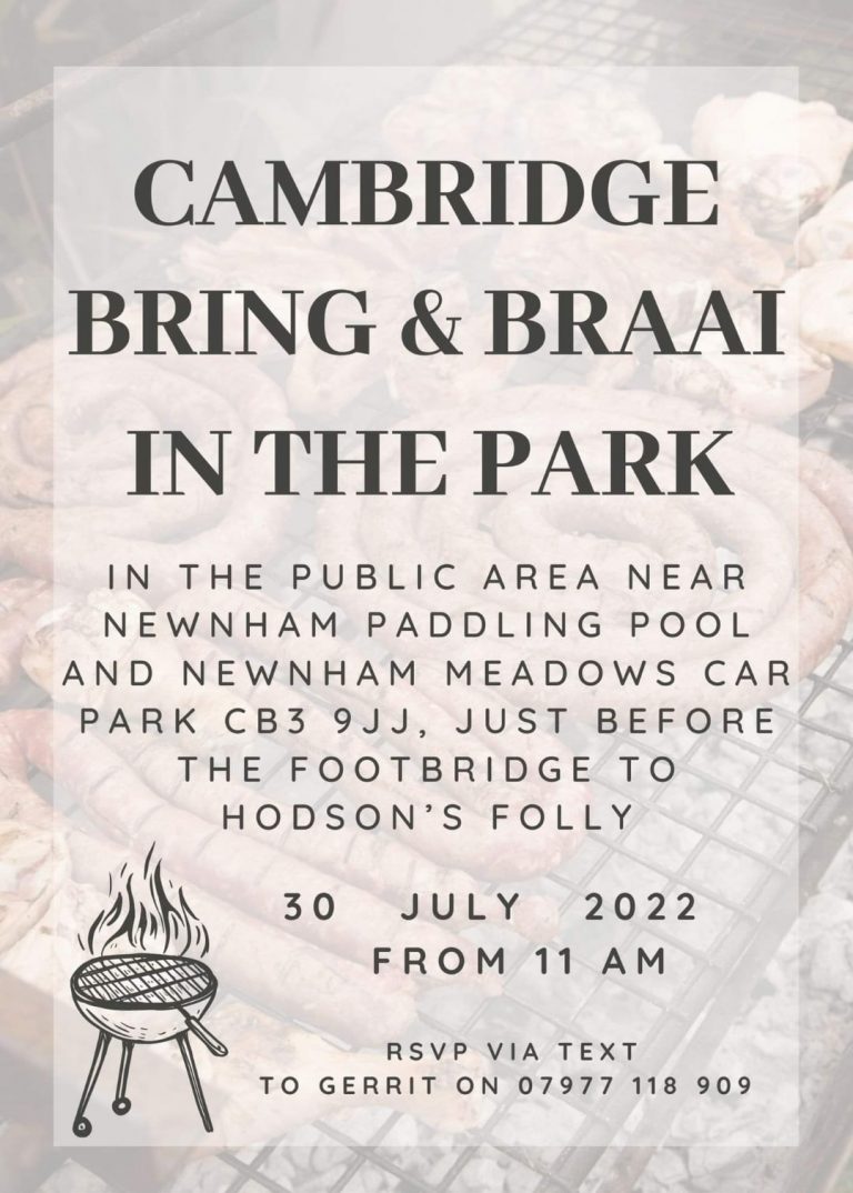 Cambridge Bring & Braai in the Park