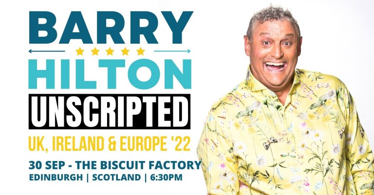 Barry Hilton ‘UNSCRIPTED’ – Live in Edinburgh