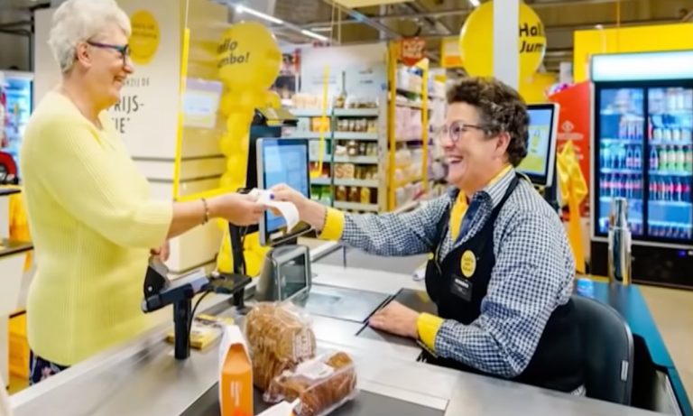 A supermarket in the Netherlands now has chatting checkouts